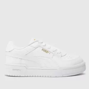 Image of PUMA White Ca Pro Classic Junior Trainers