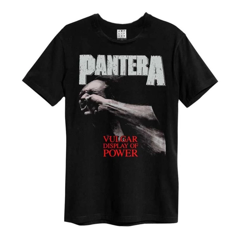 Image of Amplified Amplified Men Vulgar Display Of Power Pantera T-Shirt in Black Size: X-Small Black XS Male 5063806725640