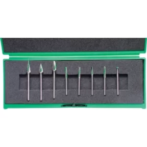 Image of Speedway Dual Cut Carbide Burr Set 3MM Shank 8-Pce