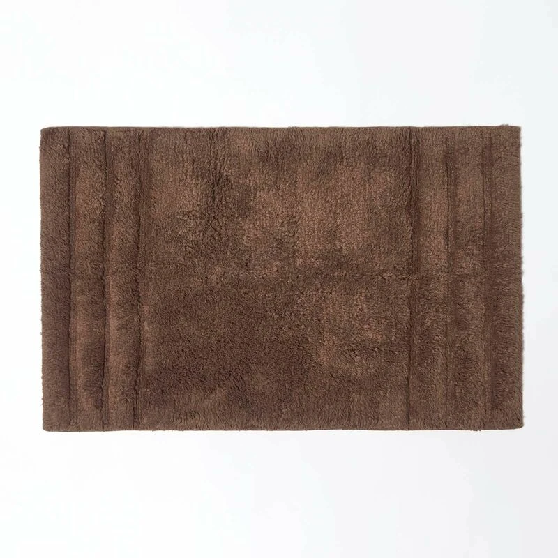 Image of Homescapes Spa Supreme Luxury Bath Mat Brown