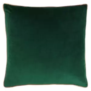 Image of Meridian Velvet Cushion Emerald/Blush