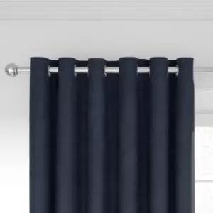 Image of Nalu Nicole Scherzinger Kalo Lined Curtains 66" x 72", Blue