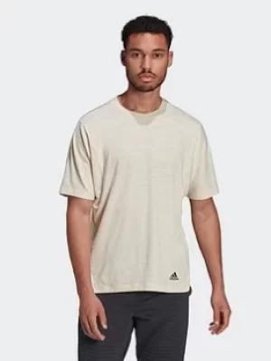 Image of adidas Well Being Training Tee, White, Size L, Men