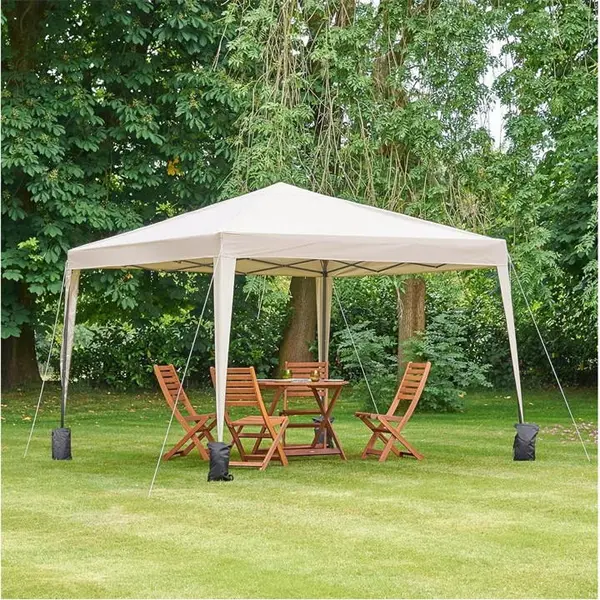 Image of VonHaus Pop Up Gazebo 3 x 3m - Cream One Size