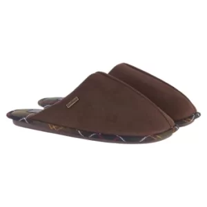 Image of Barbour Mens Foley Slippers Brown 7