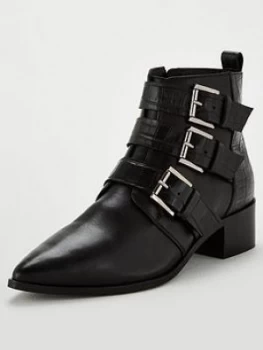 Image of OFFICE Amba Ankle Boots - Black, Size 3, Women