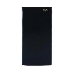 Image of Slim Desk Diary Port WTV Black 2024 KF1BK24 KF1BK24