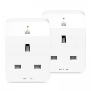 Image of TP Link KP105 Smart Plug WiFi Slim Smart Plug Twin Pack - Works with