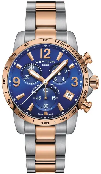 Image of Certina Watch DS Podium Chronograph - Blue CRT-570