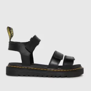 Image of Dr Martens Black Klaire Junior Sandals