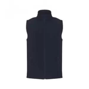 Image of PRO RTX Mens Pro Soft Shell Gilet (XL) (Navy)
