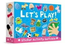 Image of Really Decent Books Sticker Activity Suitcase - Let's Play