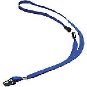 Image of Durable Lanyard 440 x 10mm Blue 811907 10 Pieces