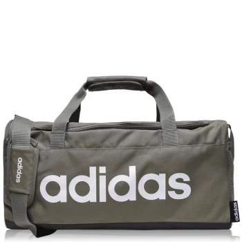 Image of adidas Linear Logo Small Duffel Bag - Green