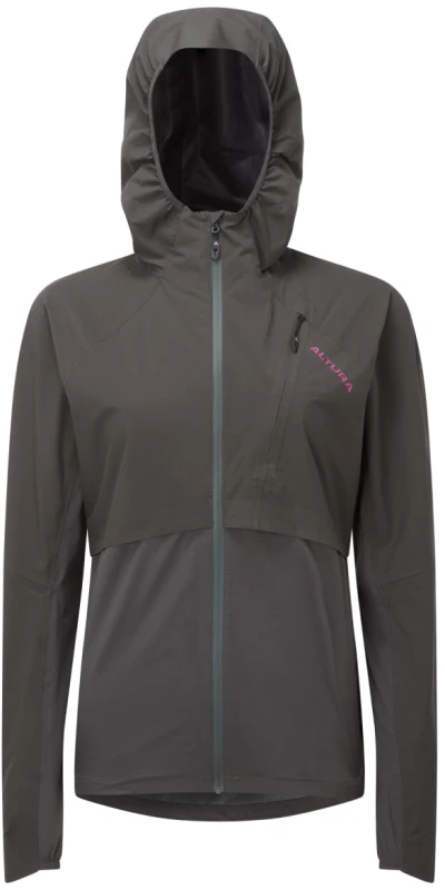 Image of Altura Esker Waterproof Womens Packable Jacket 16 CARBON - Cycles UK