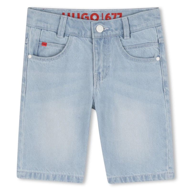 Image of Hugo Denim Short Jn62 Bleach Z74 male 8Y