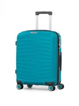 Image of Rock Luggage Sunwave NT58001 8 Wheel Cabin Blue Suitcase