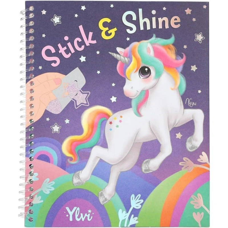 Image of TOPModel Ylvi Colouring Book Stick & Shine Multi