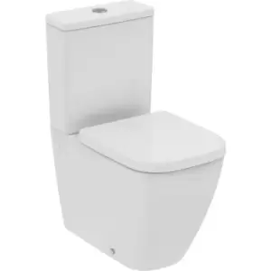 Image of Ideal Standard i. life S Compact Close Coupled Back To Wall Toilet with Soft Close Seat in White Ceramic