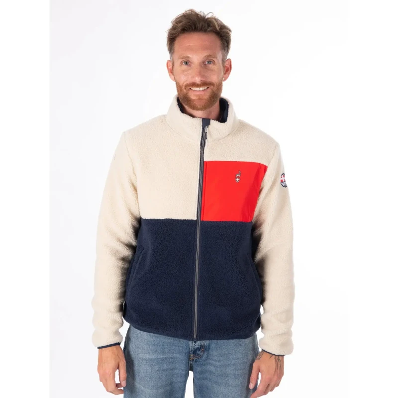 Image of Sherpa Jacket Aulp Vogue Bleu Male XL