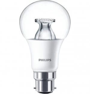 Image of Philips 8.5W LED BC B22 GLS Very Warm White Dimmable - 48134900