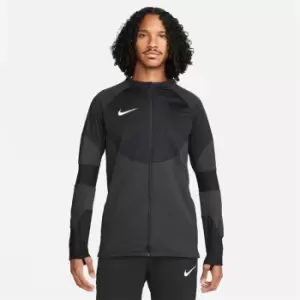 Image of Nike Therma-FIT Strike Winter Warrior Mens Full-Zip Soccer Drill Top - Black