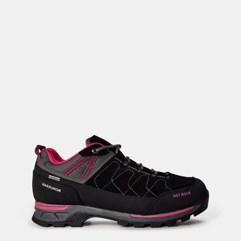 Image of Karrimor Hot Rock Waterproof Walking Shoes Womens Black/Pink female 3 (36)