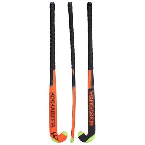 Image of Kookaburra Ember Wooden Hockey Stick Fluo Orange/Black 32" Light