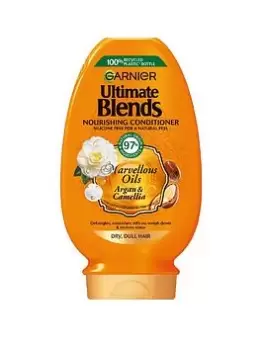 Image of Garnier Ultimate Blends Argan Oil Shiny Hair Conditioner 400ml