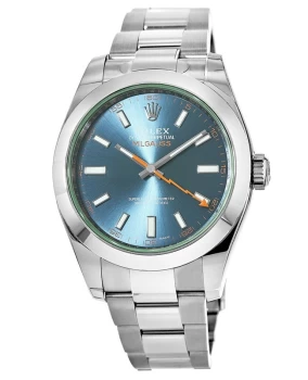 Image of Rolex Milgauss Automatic Blue Dial Steel Mens Watch M116400GV-0002 M116400GV-0002