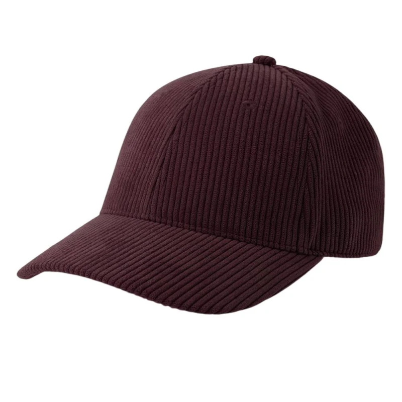 Image of Atlantis Womens Cordy S Corduroy Baseball Cap in Burgundy Burgundy Female One Size