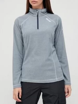 Image of Regatta Montes 1/4 Zip Top, Navy/White, Size 18, Women