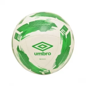 Image of Umbro Swerve Football White Green Size 3