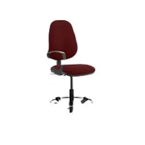 Image of Dynamic Permanent Contact Backrest Task Operator Chair Loop Arms Eclipse II Ginseng Chilli Seat High Back