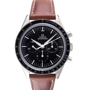 Image of Speedmaster Moonwatch Chronograph 39.7mm Manual-winding Black Dial Stainless Steel Mens Watch