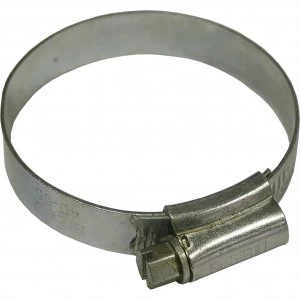 Image of Faithfull Zinc Plated Hose Clips 45mm - 60mm Pack of 1