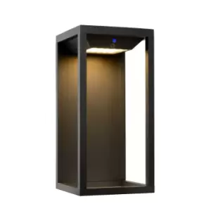 Image of Tenso Solar Modern Wall Lantern Light Outdoor, PIR Sensor - LED - 1x2,2W 3000K - IP54 - Anthracite