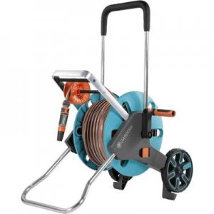 Image of GARDENA 18517-20 13mm 1/2" 20 m Turquoise, Orange, Grey Hose reel cart
