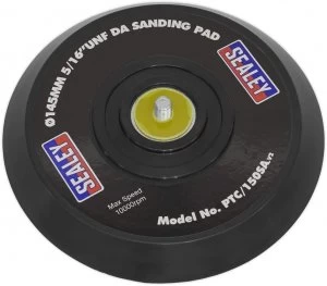 Image of Genuine SEALEY PTC/150SA DA Backing Pad for Stick-On Discs Ø145mm 5/16UNF