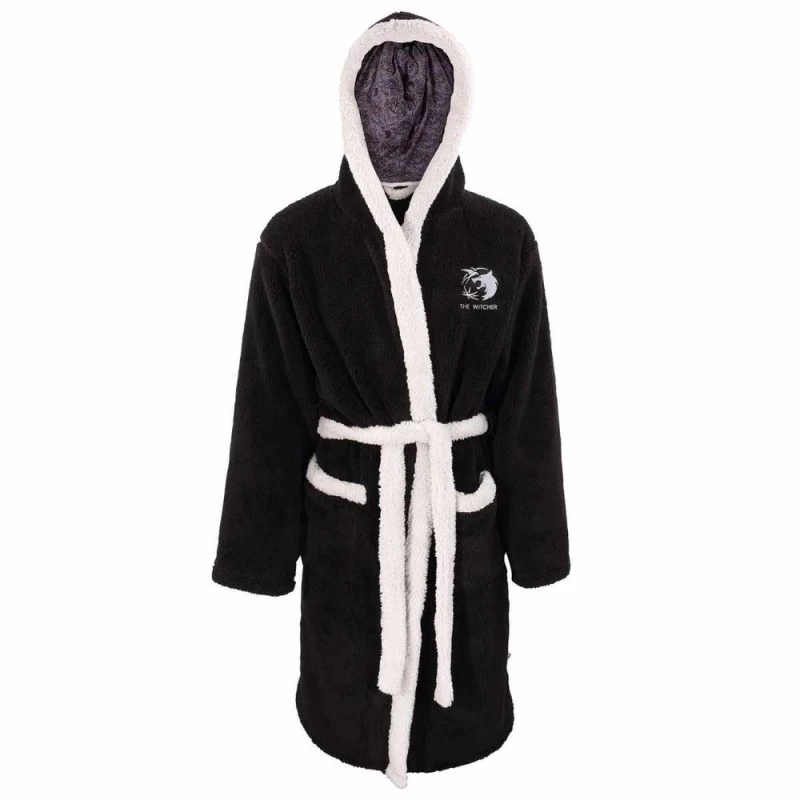 Image of The Witcher Logo Bathrobe multicolour S-M Unisex