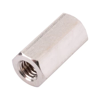 Image of R-TECH 524383 Hex Threaded F-F Spacers Brass M3 10mm - Pack Of 25