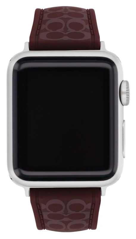 Image of Coach 14700320 Apple Strap (38/40/41mm) Burgundy Watch