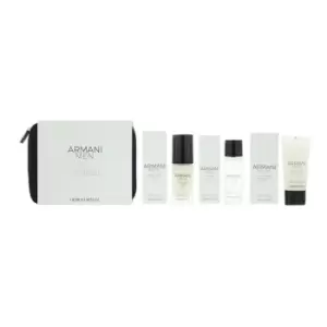 Image of Giorgio Armani Men Gift Set 30ml Face Wash + 30ml Toner + 30ml Moisturizer