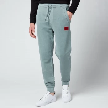 Image of Hugo Boss Doak 212 Red Patch Logo Sweatpants Pastel Blue Size L Men
