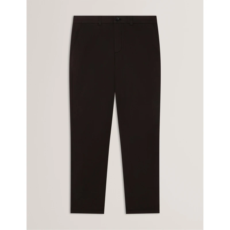 Image of Ted Baker Mens Slim Fit Chinos Black male XS (1)
