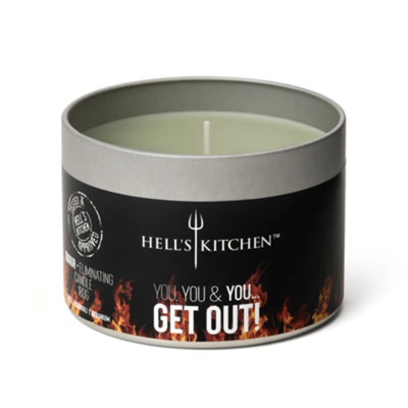 Image of Hells Kitchen Basil, Patchouli & Geranium Tin Candle