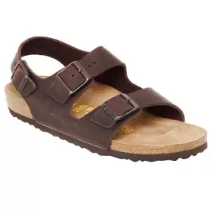 Image of Birkenstock MILANO mens Sandals in Brown,8,10.5