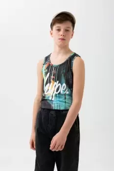 Image of Spray Drips Script Vest