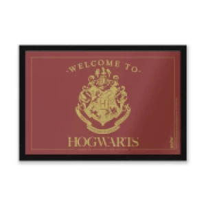 Image of Harry Potter Welcome To Hogwarts Entrance Mat