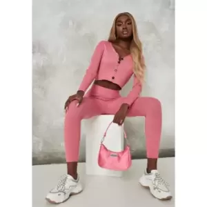 Image of Missguided Legging Co Ord - Pink